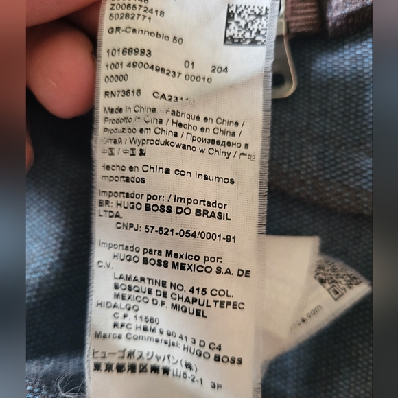 Hugo Boss Men’s XL Brown Zip Up Turtleneck Sweater Knit Pullover B22 - Picture 9 of 10